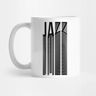 Jazz typography logo Mug